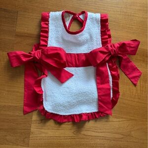 The Beaufort Bonnet Company Red and White Kids Swim Coverup